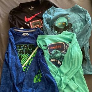 Boys size 7 various brand shirts (4 together)